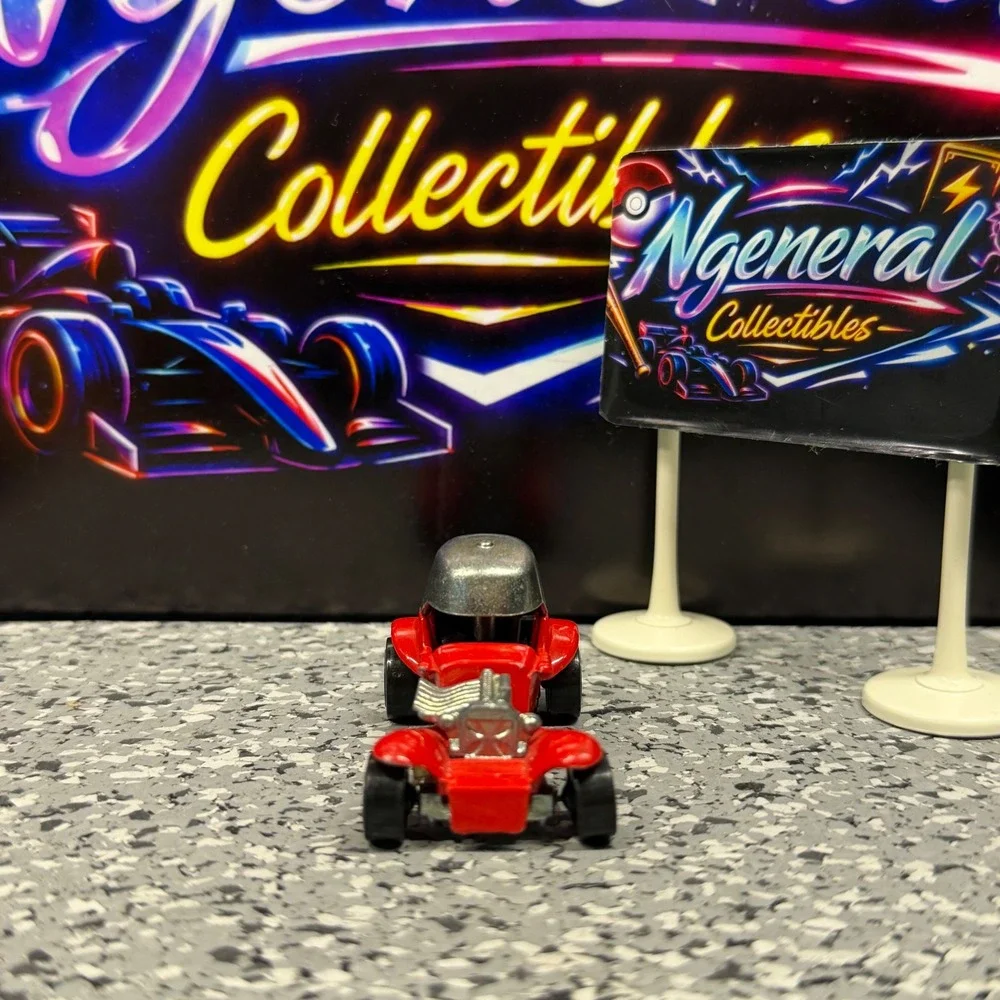 Hot Wheels Vintage Series Red Baron Red Diecast Car 1993 Mattel B23 Thailand